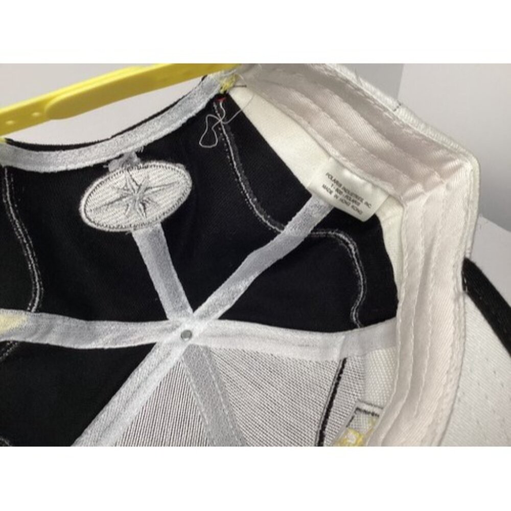 Polaris Watercraft Baseball Hat Snapback Yellow Black Polaris Official Gear - Picture 3 of 4